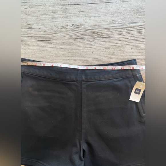 NWT GAP High Waist High Rise Polyurethane Coated Shorts in Black 27 - Picture 7 of 11